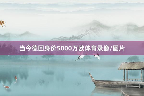 当今德回身价5000万欧体育录像/图片