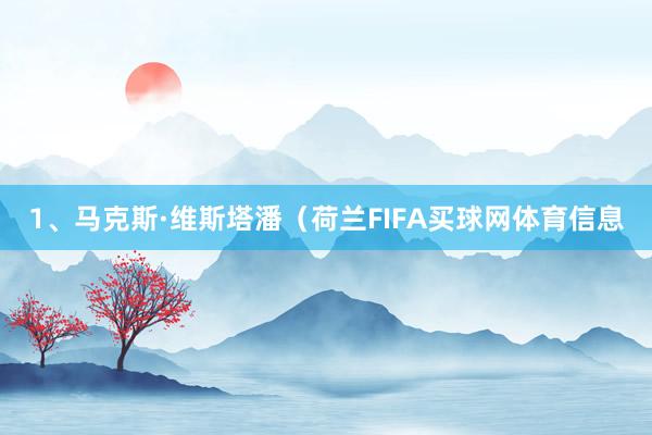 1、马克斯·维斯塔潘（荷兰FIFA买球网体育信息