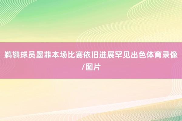 鹈鹕球员墨菲本场比赛依旧进展罕见出色体育录像/图片