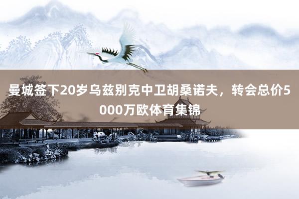 曼城签下20岁乌兹别克中卫胡桑诺夫，转会总价5000万欧体育集锦